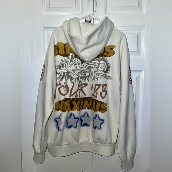 Travis Scott Circus Maximus Tour UTOPIA Off White Hoodie - Picture 6 of 6